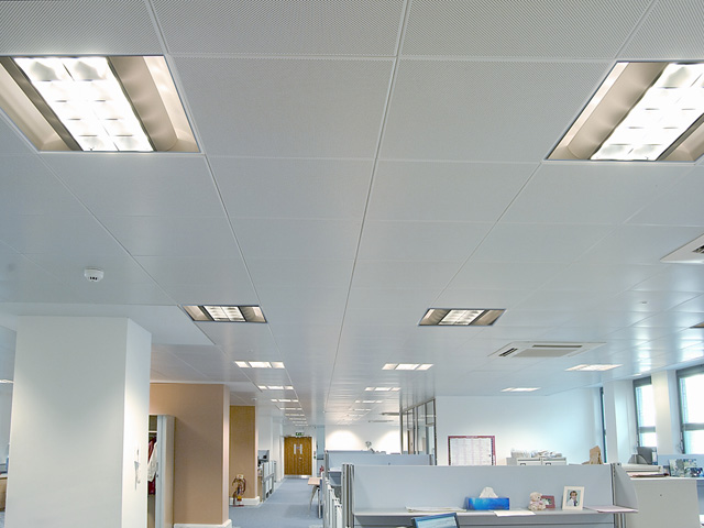 Suspended ceiling company covering Devon, ceiling tile repairs and ceiling lighting installation